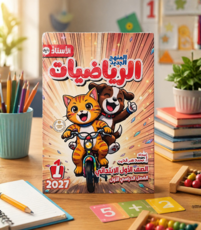 كتاب الاستاذ الرياضيات الصف الاول الابتدائى الترم الاول2027