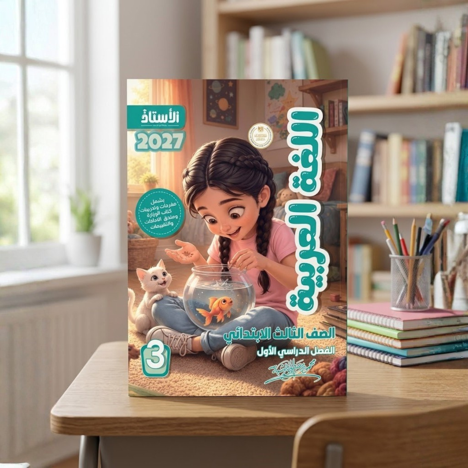 29 كتاب الاستاذ اللغه العربيه الصف الثالث الابتدائي الترم الاول