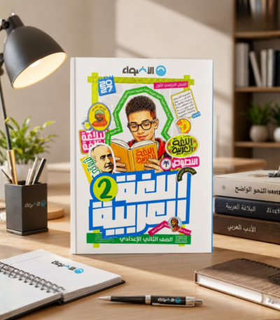 كتاب الأضواء لغة عربية الصف الثاني الإعدادي الترم الأول 2027