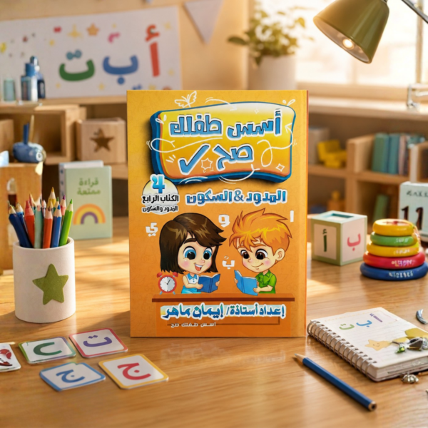 كتاب أسس طفلك صح المدود والسكون